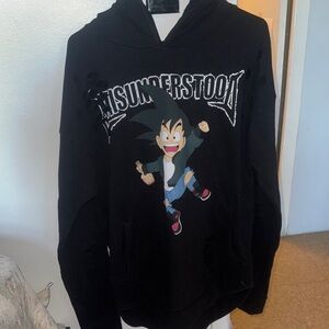 Black Graphic Hoodie